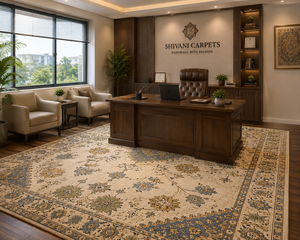 พรมปูพื้นลายดอกไม้ พรมปูพื้นห้องนอนทันสมัย พรมตกแต่งบ้านแบบนุ่ม - Product Image 3