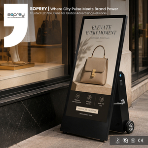 Écran LCD portable de 43 pouces en forme de A pour affichage numérique extérieur, idéal pour les magasins et les restaurants - Product Image 2