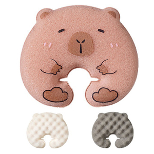 ספוג ניקוי למטבח ידידותי לסביבה ועמיד עם חור ארגונומי, עובי 3.5 ס\"מ, ספיגה גבוהה, לא שורט על כלים - Product Image 1