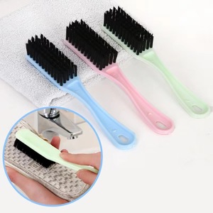 Multi Functional Long Handled Shoe Cleaning Brush Nylon Bristle For Clothes Floor Bathroom Use - Product Image 1