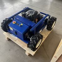Tondeuse à gazon robotisée sans fil de qualité industrielle 105 kg |   Tondeuse RC à chenilles turbo haute puissance certifiée CE