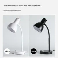 E27 LED lampe de bureau Protection des yeux contrôle tactile métal étude lumière 2700K 5000K réglable pour étudiant dortoir bureau