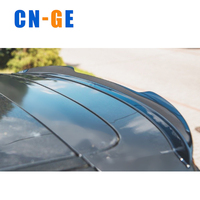 Extension d'aileron arrière noir brillant en plastique ABS pour Ford PUMA Standard Hatchback 2019 + accessoires d'aileron d'aile de toit