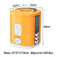 Pompe à air électrique rechargeable avec différentes options d'éclairage, pour gonflage et dégonflage, idéale pour les sacs de compression sous vide et les matelas gonflables