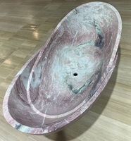 Baignoire autoportante en marbre luxueuse : une addition intemporelle à votre salle de bain