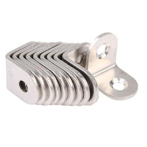 Connecteur d'angle triangulaire en acier inoxydable à 90 degrés pour trépied de support de quincaillerie, idéal pour la cuisine et la salle à manger - Product Image 5