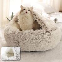 2024 luxe coton nid d'animal de compagnie lit coloré chatterie maison pour chiens et chats intérieur et extérieur