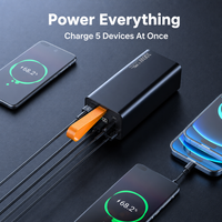Nouvelle batterie externe Type-C de 100 W à haute puissance, 50 000 mAh, charge super rapide, grande capacité, pour téléphone portable et ordinateur portable