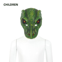 Masque de dinosaure 3D en mousse PU T-Rex pour Halloween, masque à capuche très vendu pour fêtes de carnaval, taille unique, fabriqué en Chine