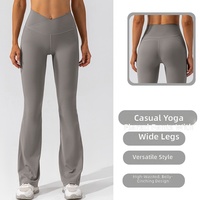 Pantalon de sport décontracté pour femme, coupe large, micro-extensible, séchage rapide, idéal pour la course et le fitness en extérieur
