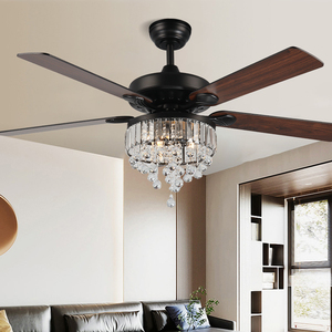Antiguo Hotel de lujo Crystal Chandelier Fancy <span class=keywords><strong>Ventilador</strong></span> de luz de techo con diseño personalizado - Product Image 2