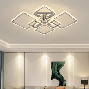 Лампарс де техо, арматура для интерьера, современная лампа с регулируемой яркостью, освещение для спальни, комнаты, 160 Вт, светодиодный потолочный светильник