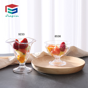 Copo de Sundae Inquebrável de 200ml, Copo de Plástico Transparente para Sobremesas ao Ar Livre, Copo Redondo Reutilizável para Sorvete - Product Image 2