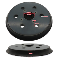 Plaques de support abrasives de remplacement de 6 pouces (148 mm) à 6 trous avec fixation auto-agrippante, sans poussière, pour ponceuses et polisseuses