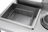Station d'enrobage de poulet, Table d'enrobage rapide pour la restauration rapide, Machine à enrober le poulet, Équipement de restaurant, Couverture uniforme, Facile à nettoyer