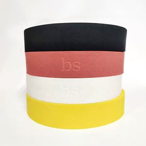Custom Embossed and Debossed logo Elastic <b>Webbing</b> Band Strap for Underwear - Product Image 3