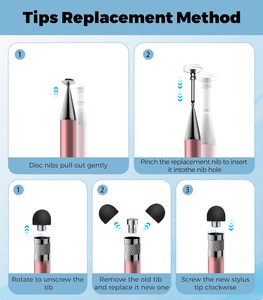 Bút Stylus cho màn hình cảm ứng độ chính xác cao độ nhạy phổ Tablet <span class=keywords><strong>Pen</strong></span> cho iPad Tương thích với iPad/iPhone/Android/Samsung - Product Image 5