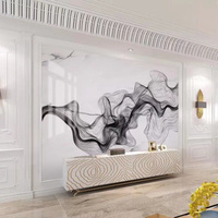 Panneau mural co-extrudé en PVC effet marbre carbone, placage bois de bambou et marbre brillant Hubei Baijiaxiang