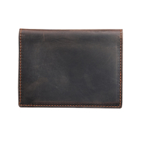 Porte-cartes de passeport fin haut de gamme pour homme, portefeuille de voyage en cuir véritable Crazy Horse personnalisé pour homme, étui en cuir véritable