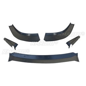 5 Piezas de Alerón Delantero para Parachoques de Coche, Estilo Fibra de Carbono, Negro Brillante/Mate, para Jeep Grand Cherokee SRT 2017-2021 - Product Image 6