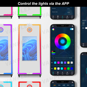 Cabina Fotografica da 65 Pollici Pronta all'Uso con Fotocamera e Accessori - Schermo Touch, Valigia da Trasporto Sicura, Leggera, Controllo tramite App - Product Image 4