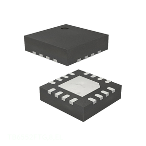 Circuito Integrado (CI) Controlador de Motor TB6552FTG,8,EL 16 WFQFN con Pad Expuesto, 2.7V 5.5V 16WQFN, Gestión de Energía (PMIC) - Product Image 1