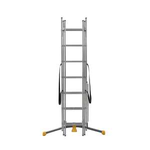 GIERRE - AL405HHL Echelle combinée à 3 sections en aluminium avec système de réglage à pédale-EAN 3700867909207 LADDERS - Product Image 1