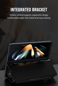 Fundas con Soporte para <span class=keywords><strong>Samsung</strong></span> <span class=keywords><strong>Galaxy</strong></span> Z Fold, Acabado Electrochapado, Tacto Suave, con Clip para <span class=keywords><strong>S</strong></span> Pen - Product Image 6