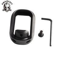 Adaptateur de base de poignée Magwell en alliage d'aluminium B050 pour G17 Gen3 Gen4, ajustement tactique de précision, rechargement amélioré, accessoire léger