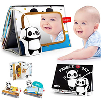 Jouet sensoriel gonflable en tissu doux Montessori pour bébés, livre d'éveil pour adolescents autistes