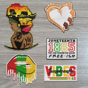 Fabrik liefert Juni <span class=keywords><strong>19Th</strong></span> Juneteenth Heat Transfer Printing Aufkleber für Shirt - Product Image 3