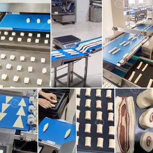 Lungo ripieno pane cannella completamente automatico rotolo sottile fare macchina linea di produzione per il settore della panetteria - Product Image 3