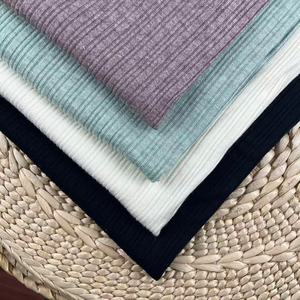 女性の秋/スプリングウェア、ベースレイヤー、半袖、リブニットベスト用のフェイクカシミア生地。 - Product Image 3