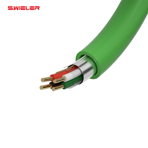 Câble de contrôle <span class=keywords><strong>KNX</strong></span> 20AWG 0,5 mm 4 conducteurs, en cuivre nu, pour communication bus de maison intelligente, blindé, rouleau de 100 m - Product Image 5