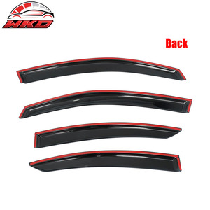 Viseras deflectores de ventana de acrílico ahumado para Subaru Legacy Sedan 15-19, juego de 4 piezas - Product Image 5