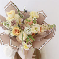 Film Pembungkus Bunga Mutiara Kertas Berkilau Mutiara Pembungkus Buket Tahan Air Grosir Karton Florist