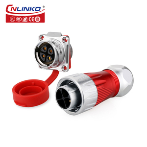 CNLINKO ad alta <span class=keywords><strong>corrente</strong></span> industriale batteria solare impermeabile potenza rotativa 220vac <span class=keywords><strong>maschio</strong></span> femmina <span class=keywords><strong>presa</strong></span> 4 Pin connettore IP68 - Product Image 2