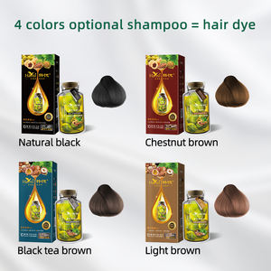 Set di Tintura <span class=keywords><strong>per</strong></span> <span class=keywords><strong>Capelli</strong></span> <span class=keywords><strong>Biondi</strong></span> PYON NAN Professionale, Permanente, ad Azione Rapida, <span class=keywords><strong>Naturale</strong></span> ed Erboristico, Copertura <span class=keywords><strong>Capelli</strong></span> Grigi, 16g*10, Tintura Rapida - Product Image 5