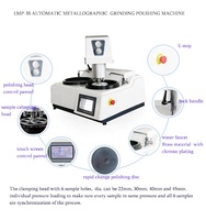 Máquina de Pulido y Desbaste Metalográfico Automática LMP-3S, Máquina de Preparación de Muestras, Instrumento de Pulido y Desbaste de Metales