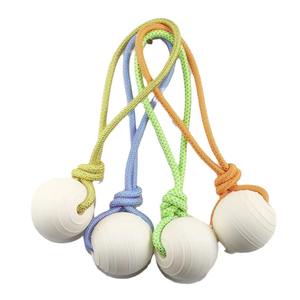 Großhandel 8cm Luminous EVA & Nylon Hunde trainings ball Umwelt freundliches Soft <span class=keywords><strong>Pet</strong></span> Interaktives Spielzeug für den Außenbereich - Product Image 5