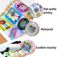 Haute qualité cristal Code chapeau 3D grille voiture autocollants clair holographique vinyle feuille autocollant fabricant personnalisé hologramme étiquette