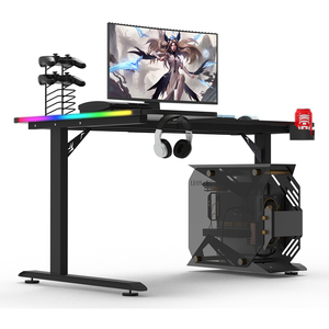 BEISIJEI <span class=keywords><strong>Gaming</strong></span> <span class=keywords><strong>Computer</strong></span> Desk Study Writing Corner mesa de juegos Escritorio en forma de <span class=keywords><strong>L</strong></span> 7 colores RGB para <span class=keywords><strong>Pc</strong></span> Home Office Laptop <span class=keywords><strong>Table</strong></span> - Product Image 6