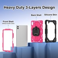 Funda Protectora Resistente de Silicona para Tablet con Correa de Mano para Xiaomi Redmi Pad 2 Pro 12.1 Pulgadas POCO Pad M1 12.1 Pulgadas 2025