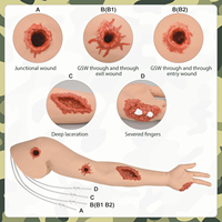 Brazo de Entrenamiento para Primeros Auxilios y Trauma con Sangrado Realista para Prácticas de Manejo de Hemorragias y Empacamiento de Heridas, con Certificación CE/ISO