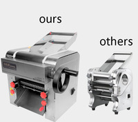 Machine à rouler les nouilles commerciale en acier inoxydable, haute qualité, pour la fabrication de pâtes et la découpe de feuilles de raviolis – Offre spéciale