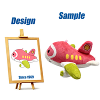 Porte-clés en peluche douce et mignonne en forme d'avion rose, personnalisable à faible MOQ, idéal pour la promotion d'entreprise, par l'usine Shengye