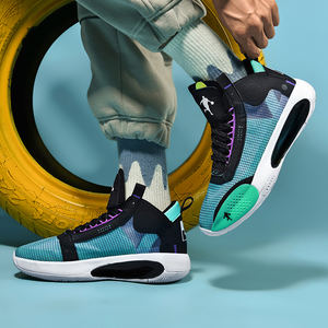 Offre Spéciale nouveaux hommes chaussures de <span class=keywords><strong>basket</strong></span>-ball respirant semelles en caoutchouc antidérapantes Jogging baskets pour adolescents amortissement coussin chaussures de Sport - Product Image 6