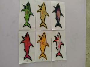 26 Pegatinas de Tiburón Ecológicas Personalizadas y Modernas, Flag Gertrude CP Jul Omerta Vrunk Paul and Shark Sticker - Product Image 6