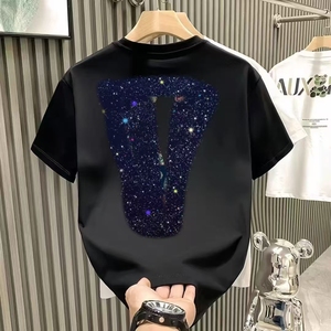 Thương Hiệu Mới Của Người Đàn Ông Mùa Hè Nặng Nửa Tay T-Shirt Đa Năng Giản Dị Tops Trong Kích Thước Lớn Trendyy Thời Trang In Mô Hình Người Đàn Ông - Product Image 4