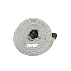 CHFIRE Fire Fighting Mangueira gabinete fabricação 1,5 polegada NH acoplamento de alta pressão 30m pvc lay flat Rubber Fire Mangueira